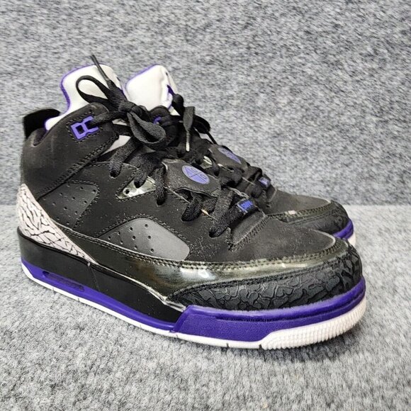 Nike Jordan size 6.5Y Son Of Low GS Shoes Black/Grape Ice-White 580604 008 - Picture 3 of 16